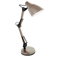 Светильник настольный Camelion KD-331 40W 230V E27 на основании 1.6м тауп (1/6)