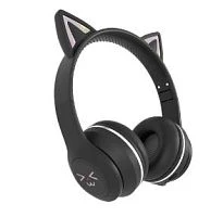 Наушники накладные MORE CHOICE HW25kids bluetooth 5.1 с микр. черный