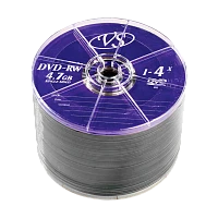 Диск DVD-RW VS 4.7GB 4x 50шт. bulk