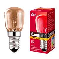 Лампа накаливания Camelion E14 25W 220-240V цилиндр для холод. и декор.подсв. прозрачная (1/10/50)