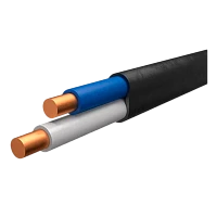 Кабель электрический МарПосад ВВГ Пнг 2 х 2.5 кв.мм НЕ ГОСТ черный бухта 100м (цена за 1м.)