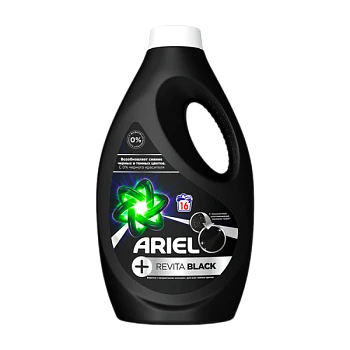Гель для стирки черного белья ARIEL Revita black 1.04л бутылка (1/5)