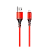 Кабель Borofone BX54 USB (m)-microUSB (m) 1.0м 2.4A нейлон красный (1/360)