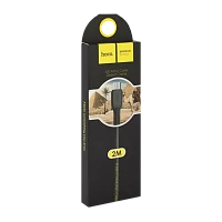 Кабель HOCO X20 USB (m)-microUSB (m) 2м 2.0A ПВХ черный (1/30/300)