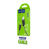 Кабель HOCO X24 USB (m)-microUSB (m) 1м 2.4A TPE черный (1/31/310)