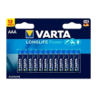 Батарейка Varta LONGLIFE POWER (HIGH ENERGY) LR03 AAA BL12 Alkaline 1.5V (4903) (12/240/54720)