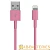 Кабель Oxion OX-DCC003 USB (m)-Lightning (m) 1.0м 2.1A силикон розовый