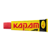 Крем для обуви Новбытхим Карат эмульсионный 50мл черный туба (1/20)