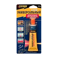 Клей Секунда 30мл универсальный BL1 прозрачный (1/12/72)