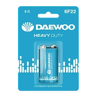 Батарейка Daewoo Крона 6F22 BL1 Heavy Duty 9V (1/12/144)
