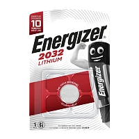 Батарейка Energizer CR2032 BL1 Lithium 3V (1/10/140)
