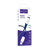 Кабель HOCO X70 Lightning (m)-Type-C (m) 1м 20W нейлон синий (1/31/310)