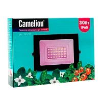 Прожектор светодиодный Camelion LFL-3005 ФИТО 30W IP65 черный (1/60)