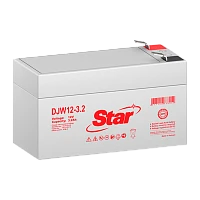 Аккумулятор свинцово-кислотный STAR DJW12-3.2 12V 3.2Ah