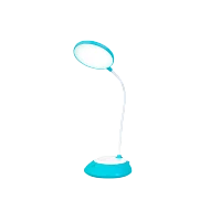 Светильник настольный Ultraflash UF-744 6W на основании сенс. 3 ур.ярк.+3цв. голубой (1/60)