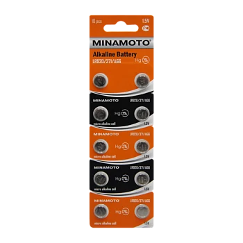 Батарейка Minamoto G6/LR920/LR69/371A/171 BL10 Alkaline 1.5V (10/200/10000)