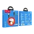 Кабель HOCO X21 Plus Lightning (m)-Type-C (m) 1.0м 3.0A 20W силикон черный красный (1/28/168)