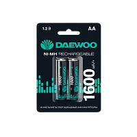 Аккумулятор бытовой Daewoo HR6 AA BL2 NI-MH 1600mAh (2/20/100)