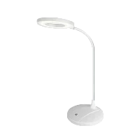 Светильник настольный Ultraflash UF-745 7W на основании сенс. диммируемый белый (1/30)