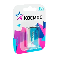 Батарейка Космос MAX Крона 6LR61 BL1 Alkaline 9V (1/12/120)