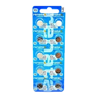 Батарейка Renata 371 (SR920SW) BL10 Silver Oxide 1.55V (10/100)