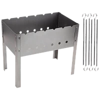 Мангал Ecos сборно-разборный 400х240х350мм с 6 шампурами (1/10)
