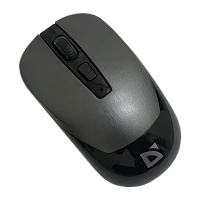 Мышь беспроводная Defender MM-605 классическая USB серый (1/40)