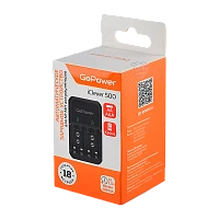 З/У для аккумуляторов GoPower Умное/iClever500 AA/AAA/Крона Ni-MH/Ni-Cd 4 слота (1/40/80)