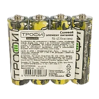 Батарейка Трофи Classic R6 AA Shrink 4 Heavy Duty 1.5V (4/60/1200/28800)