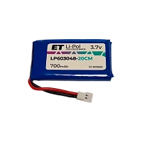 Аккумулятор ET LP603048-20CM Li-Pol, 3.7В, 700мАч