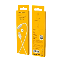 Кабель Borofone BX19 Type-C (m)-Type-C (m) 1м 3.0A 60W ПВХ белый (1/360)
