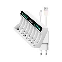 З/У для аккумуляторов Космос 520 AA/AAA 8 слотов (1/30/60)
