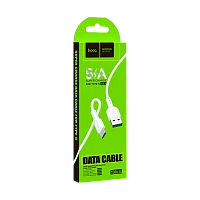 Кабель HOCO X33 USB (m)-Type-C (m) 1м 5.0A ПВХ белый (1/33/330)