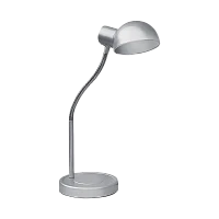 Светильник настольный Camelion KD-306 40W 220V E27 на основании серебряный (1/12)