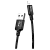 Кабель HOCO X14 USB (m)-Lightning (m) 1.0м 2.0A нейлон черный (1/33/330)