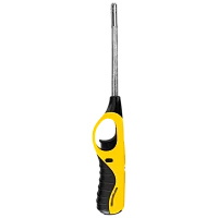 Зажигалка газовая Ecos 88С-Y с защитой от ветра черный желтый (1/24/144)