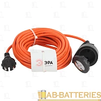 Удлинитель силовой ЭРА UPx 1р.Б/З 6A 10.0м ПВС 2x0.75мм² IP44 (1/15/360)