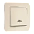 Выключатель Makel Light Lillium 1-клав.10A пластик кремовый 70221 (1/12)