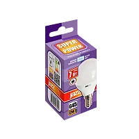 Лампа светодиодная JAZZway G45 E14 7W 4000К 230V шар матовая (1/10/100)