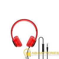 Наушники полноразмерные Borofone BO5 с микр. красный (1/12/36)