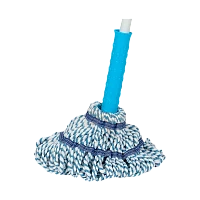 Швабра для пола Рыжий кот "ТВИСТ" 125см с отжимом с насадкой из микрофибры MopM6 (1/10)