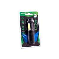 Фонарь туристический Старт LHE 206–C1 8W от батареек черный (1/50/200)