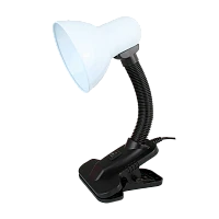 Светильник настольный Ultraflash UF-320 60W 230V E27 прищепка белый (1/42)