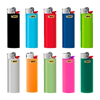 Зажигалка кремниевая BIC J5 ассорти (50/600)