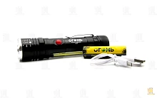 Фонарь универсальный Без бренда Н685 COB от аккумулятора ZOOM черный