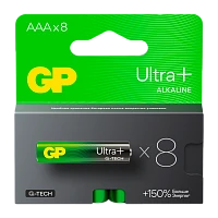 Батарейка GP ULTRA PLUS G-tech LR03 AAA BL8 Alkaline 1.5V (8/96/768) R