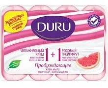 Крем-мыло Duru 1+1 розовый Грейпфрут 80г 4шт.