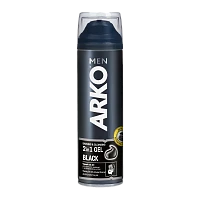 Гель для бритья и умывания Arko Black 200мл (1/24)