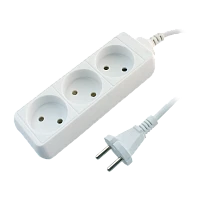 Удлинитель Старт S 3р.Б/З 10A 1.5м IP20 белый (1/20)