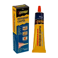 Клей Секунда Холодная сварка специальный 75мл для линолеума и всех типов ПВХ BL1 шприц (1/54)